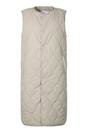 Beige Jena Relaxed Fit Long Insulated Gilet, Image 6 of 6