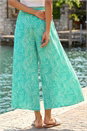Mint Geometric Print Cullotte Trousers, Image 3 of 4