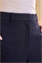 Navy  Regular Wide Leg Trouser, Image 4 of 4