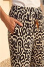 Ivory  Dusk Wave Plisse Wide Leg Trouser, Image 4 of 4