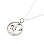 Silver Aries Zodiac Horoscope Charm Sterling Silver Necklace, Image 1 of 1