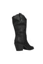 Black Feria Embroidered Cowboy Boots, Image 2 of 6