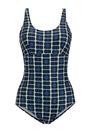 Navy Orla Kiely Poppy One Piece Swimsuit, Image 1 of 4
