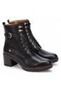 Black Women’s Combat Ankle Boots -W7H-8510, Image 2 of 7