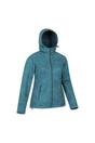Teal Exodus Printed Softshell Jacket, Image 4 of 4