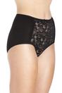Black 3 Pack Lace Front Full Briefs, Image 2 of 4