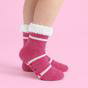 Pink Ladies Soft Fluffy Lounge Socks | Warm Cosy Home Slipper Socks, Image 4 of 5