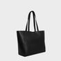 Black 'ABINGDON' Real Leather Designer Tote Bag, Image 1 of 6