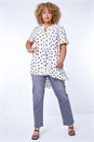 Grey Curve High Waisted Mom Jeans, Image 4 of 4