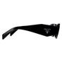 Black Prada Black Rectangle Black Light Grey Mirror Silver PR17WS, Image 4 of 4