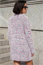 Rose Fluffy Nep Long Cardigan, Image 2 of 4