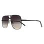 Grey Aviator Shiny Light Nickeltin Smoke Grey Gradient GO00066, Image 2 of 3