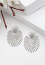 Silver Diva Sparkling Drop Earrings, Image 2 of 5