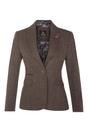 Brown Infinity Leather Brown Tweed 1920s Herringbone Brown Blazer, Image 1 of 6