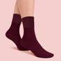 Brown 8 Pairs Ladies Bamboo Diabetic Socks | Soft Non Binding Comfort Socks, Image 3 of 4