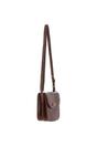 Brown Small Real Leather Crossbody Bag, Image 5 of 5