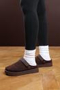 Brown 'Aurelia' Slip On Adjustable Strap Mini Boots, Image 7 of 7