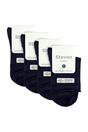 Navy Bamboo Sensory Soft Seamless Socks Set, Image 2 of 4