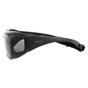Black Polaroid Black Suncovers Wrap Black Grey Polarized Sunglasses, Image 3 of 4