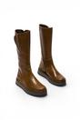 Camel Womens Leather High Long Boots-RHEA042, Image 2 of 5
