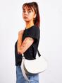 Stone PU Leather Saddle Bag, Image 3 of 6