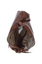 Brown 'Mourne' Sleek Real Leather Shoulder Bag, Image 5 of 5