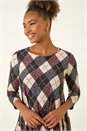 Pink Jacquard Print Tunic Top, Image 4 of 5