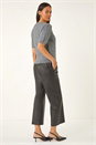 Grey Dusk Sparkly Diamante Knit Jumper, Image 3 of 5