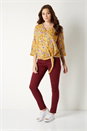 Berry Red Slim Fit Jeans , Image 3 of 4