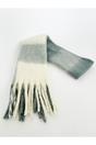 Grey Chunky Check Scarf, Image 1 of 5
