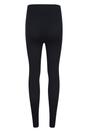 Black Carmel Ribbed Seamless Thermal Bottoms, Image 2 of 4