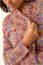 Multi  Fluffy Longline Cosy Cardigan, Image 5 of 5