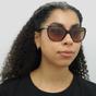 Brown Ralph Brown Cat Eye Dark Tortoise Brown Gradient 5160 Sunglasses, Image 1 of 2