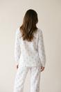 Purple Floral Muslin Pyjama Trouser Set, Image 3 of 4