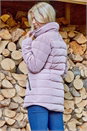 Light Pink Short Zip Through Padded Coat, Image 2 of 5