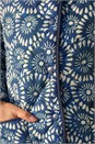 Navy  Petite Geo Quilted Puffer Jacket, Image 4 of 4