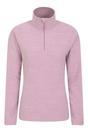 Light Pink Snowdon Melange Fleece Top, Image 1 of 4