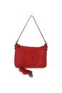 Red Ashwood Leather Red 'Incanto Infinito' Vintage Woven Leather Shoulder Bag, Image 1 of 3