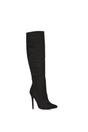 Black 'Nora' Pointed Toe Zip Up Knee High Stiletto Heel Long Boots, Image 2 of 5
