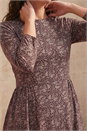 Chocolate Side Detail Short Dress, Image 4 of 4