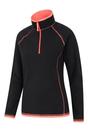 Black Montana Half Zip Fleece Top, Image 4 of 5