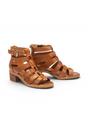 Brown Womens Soft Block Heel Sandals W3H-1823, Image 8 of 8