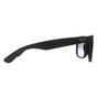 Black Ray-Ban Black Rectangle Rubber Black Grey Gradient Sunglasses, Image 4 of 4