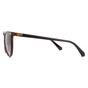 Brown Cat Eye Havana Brown Gradient Polarized Sunglasses, Image 3 of 4