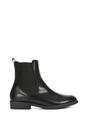 Black XY LONDON Black 'Nala' Chelsea Flatform Ankle Boots Pull On, Image 1 of 7