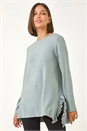 Sage Soft Touch Side Ruffle Top, Image 4 of 5