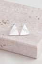 Silver Sterling Silver Mountain Studs, Image 1 of 3