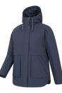 Navy Mountain Warehouse Navy Chestnut Waterproof Padded Jacket, Image 3 of 6