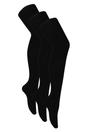 Black 3 Pack Ladies Soft Breathable Bamboo Tights, Image 1 of 4
