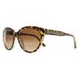 Brown Michael Kors Brown Cat Eye Dark Tortoise on Clear Brown Gradient MK2158, Image 2 of 4